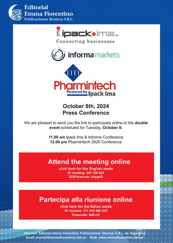 Pharmintech 8 October 2024
Press Conference