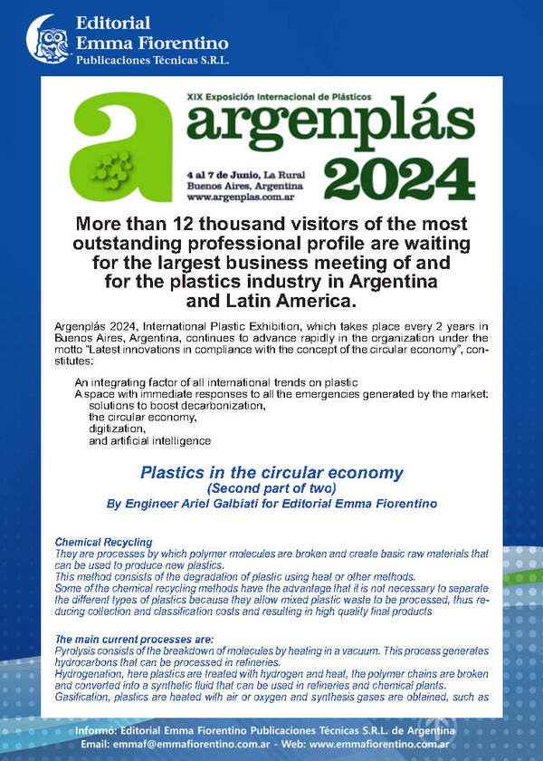 Plastics in the circular economy Second part of two